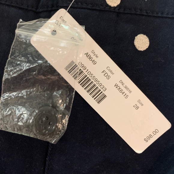 Vintage straight pant in polka-dot stretch chino - Picture 5 of 14